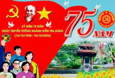 Kỷ niệm 75 năm ngày truyền thống Ngành kiểm tra Đảng (16/10/1948 - 16/10/2023)