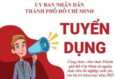 Quyết định về việc ban hành Kế hoạch Tuyển dụng công chức, viên chức Thành phố Hồ Chí Minh từ nguồn sinh viên tốt nghiệp xuất sắc, cán bộ trẻ khoa học năm 2023
